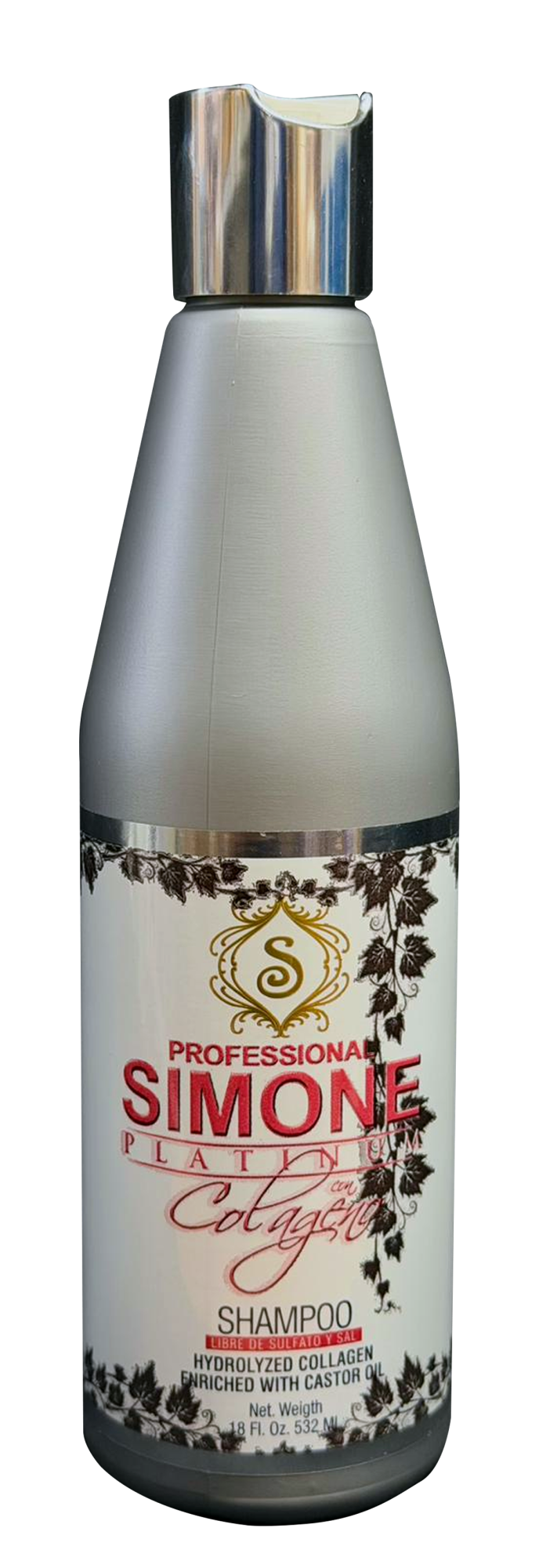 Shampoo Colageno Platinum Simone 16 Oz